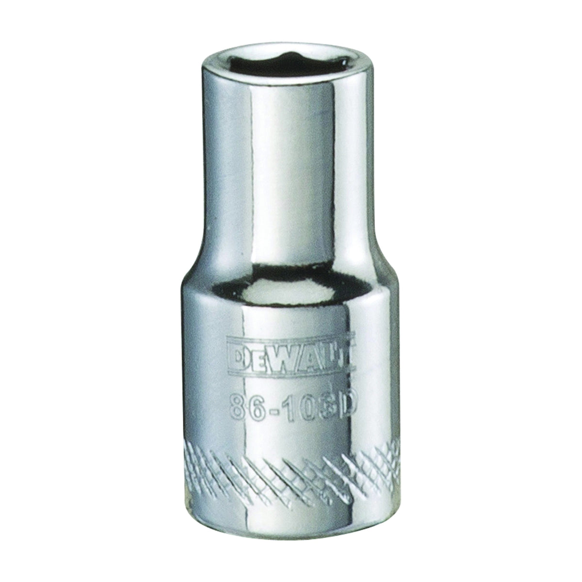 DeWALT DWMT86103OSP Hand Socket, 6 mm Socket, 1/4 in Drive, 6-Point, Vanadium Steel, Polished Chrome