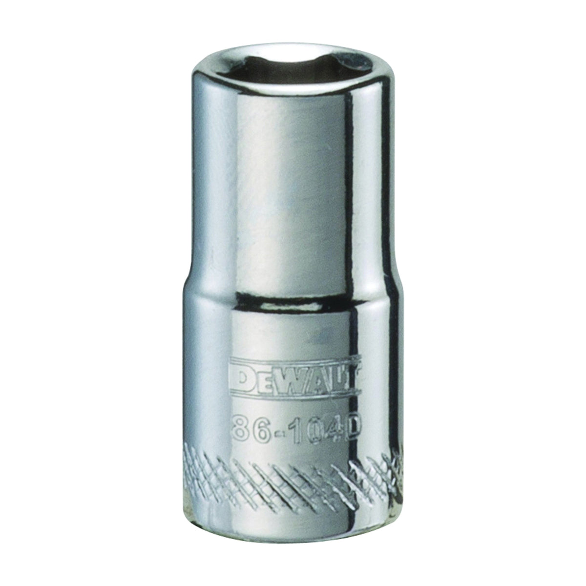 DeWALT DWMT86104OSP Hand Socket, 7 mm Socket, 1/4 in Drive, 6-Point, Vanadium Steel, Polished Chrome