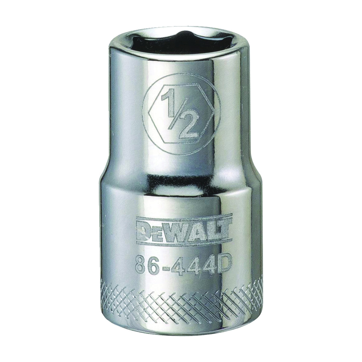 DeWALT DWMT86444OSP Drive Socket, 1/2 in Socket, 1/2 in Drive, 6-Point, Steel, Polished Chrome Vanadium
