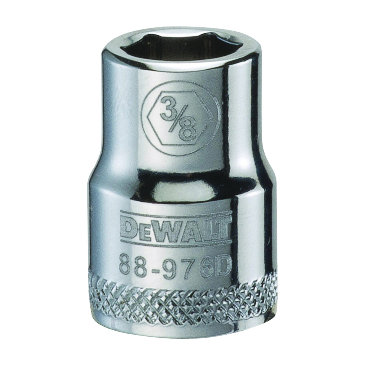 DeWALT DWMT88976OSP Hand Socket, 3/8 in Socket, 3/8 in Drive, 6-Point, Vanadium Steel, Polished Chrome