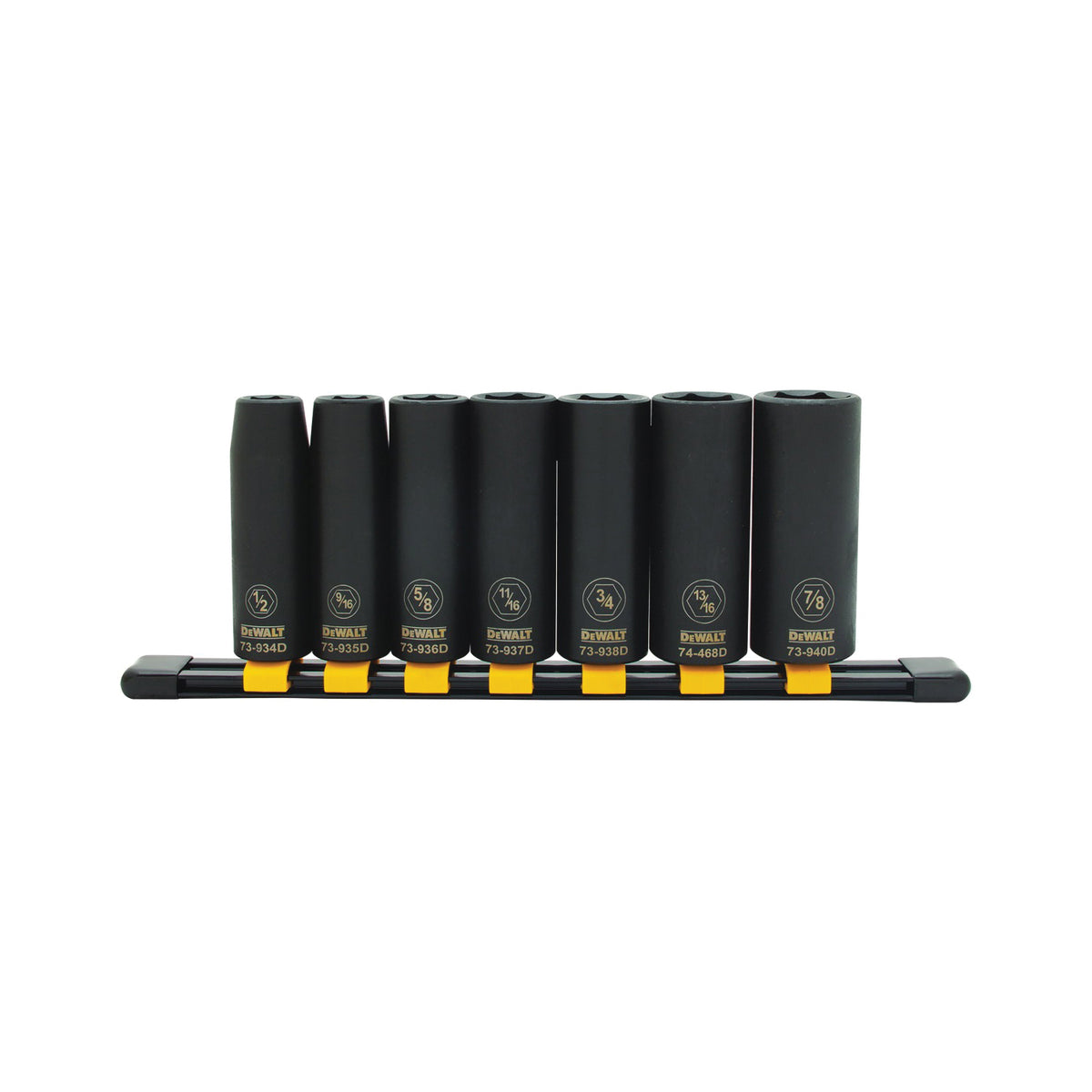 DeWALT DWMT74448OSP Socket Set, Specifications: 1/2 in Drive Size