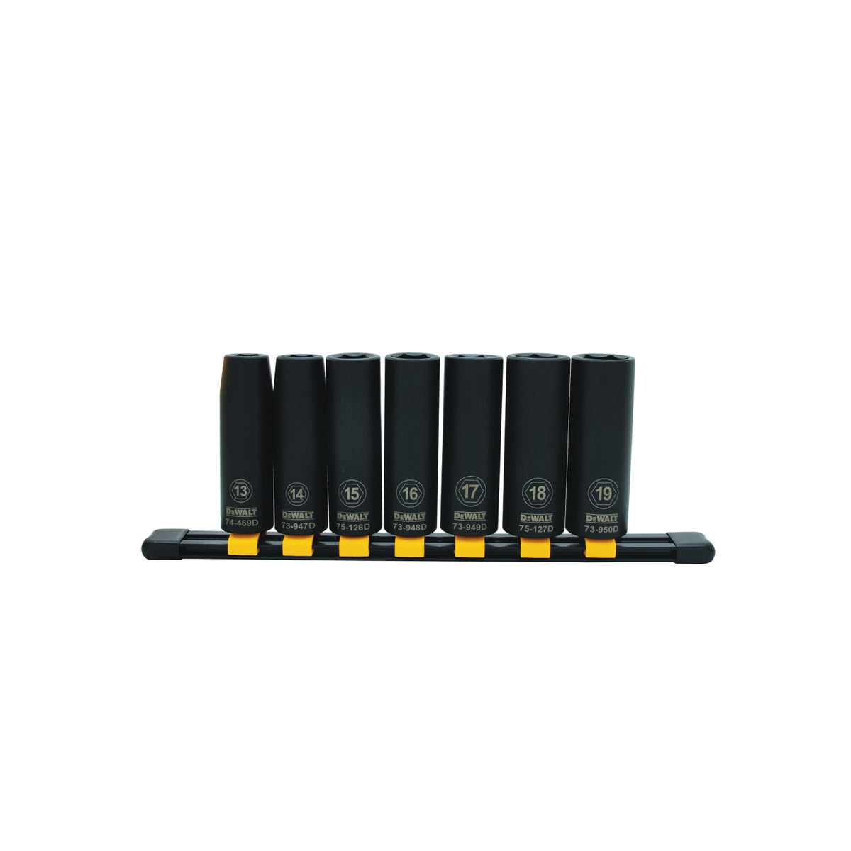 DeWALT DWMT74449OSP Socket Set, Specifications: 1/2 in Drive Size