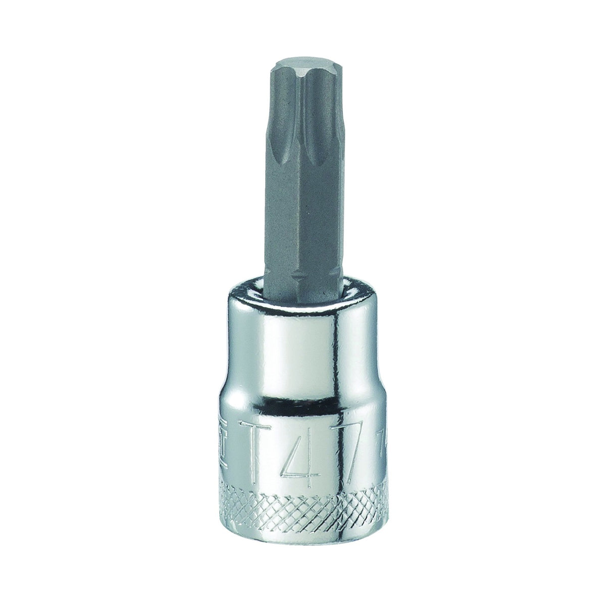 DeWALT DWMT74618OSP Torx Bit Socket, T47 Tip, 3/8 in Drive, Polished Chrome Vanadium