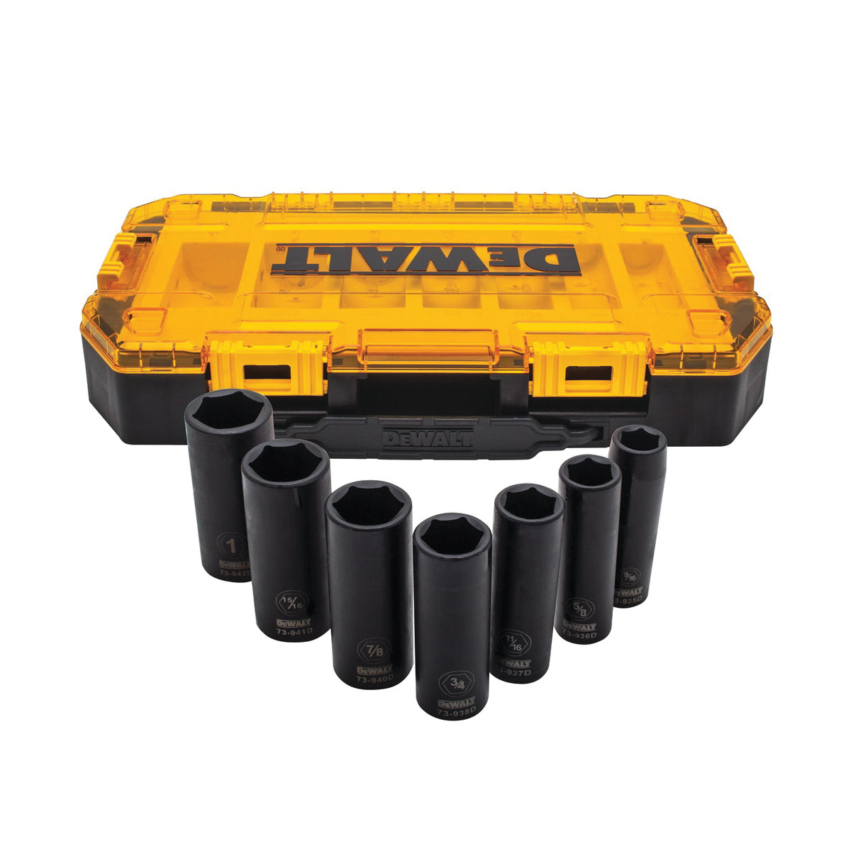 DeWALT DWMT74736 Socket Set, Specifications: 1/2 in Drive Size