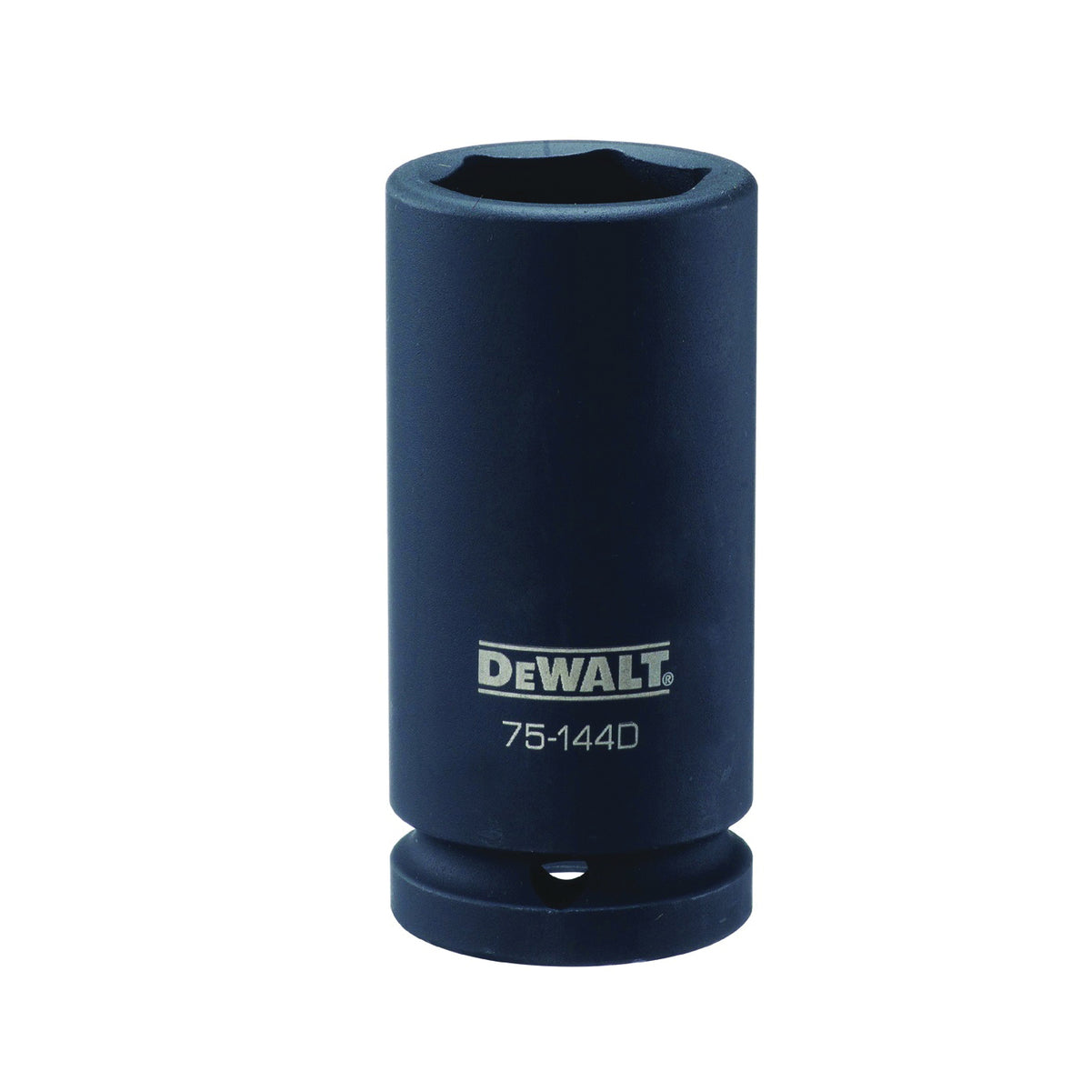 DeWALT DWMT75144OSP Impact Socket, 27 mm Socket, 3/4 in Drive, 6-Point, CR-440 Steel, Black Oxide