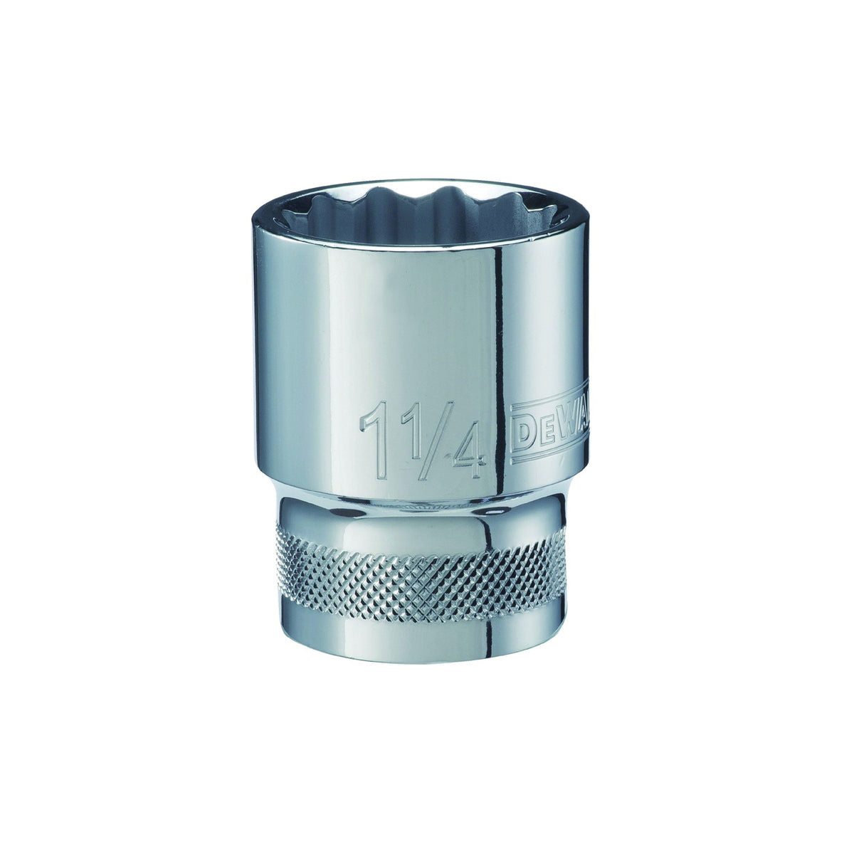 DeWALT DWMT75439OSP Hand Socket, 1-1/4 in Socket, 3/4 in Drive, 12-Point, Vanadium Steel, Polished Chrome