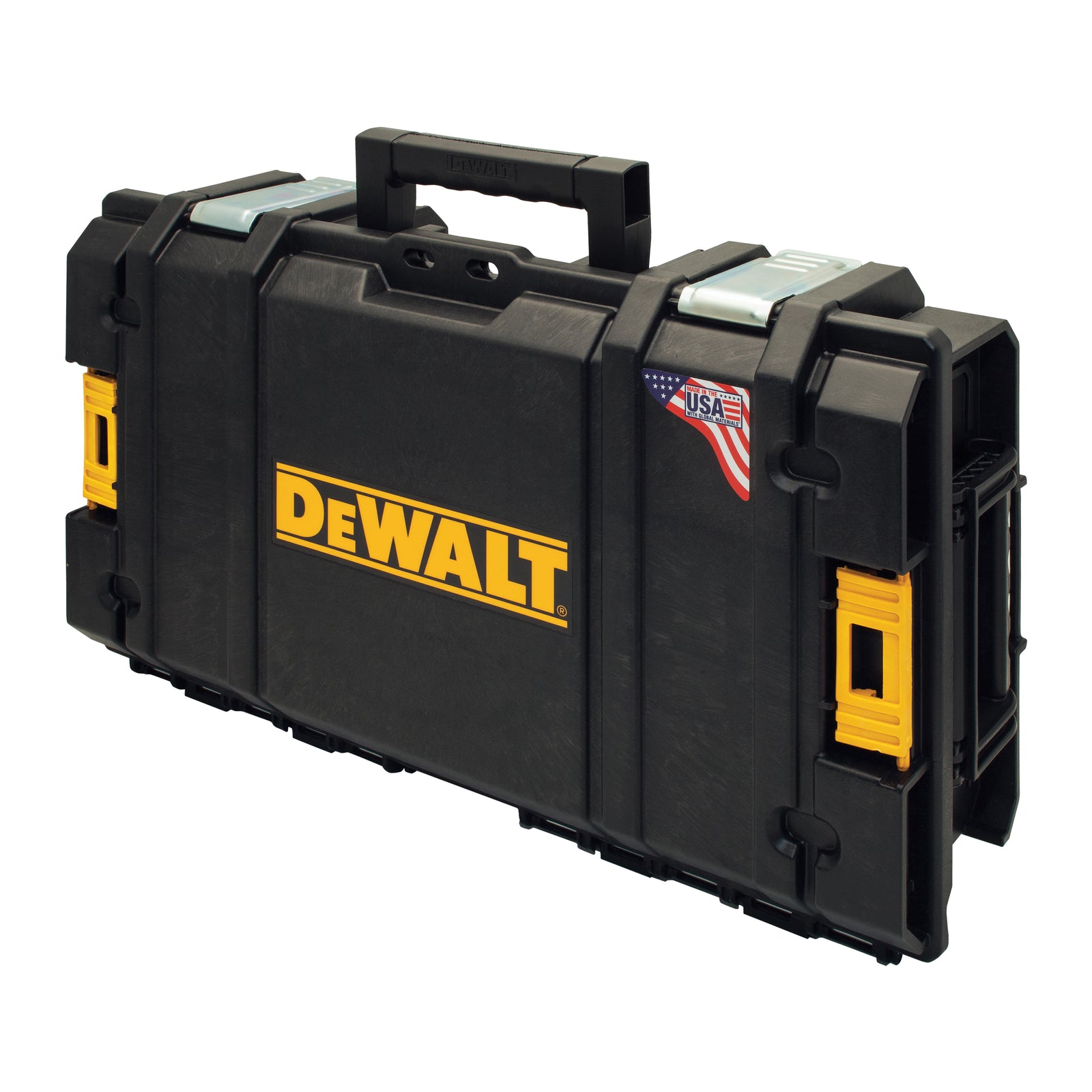 DeWALT ToughSystem Series DWST08130 Tool Storage System, 1155 cu-in, 13-1/4 in OAW, 6-1/4 in OAH, 22 in OAD, Foam, Black