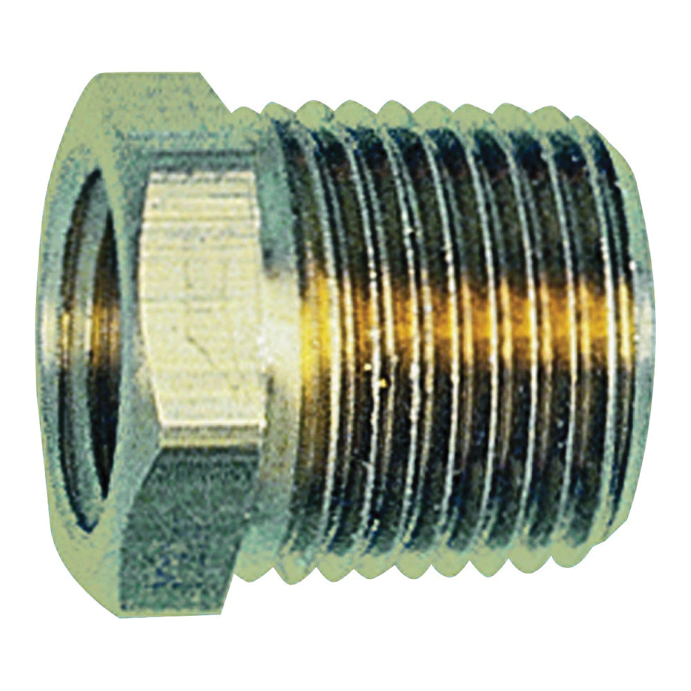 Tru-Flate 21-535 Air Hose Bushing, 1/4 x 3/8 in, FNPT x MNPT, Brass