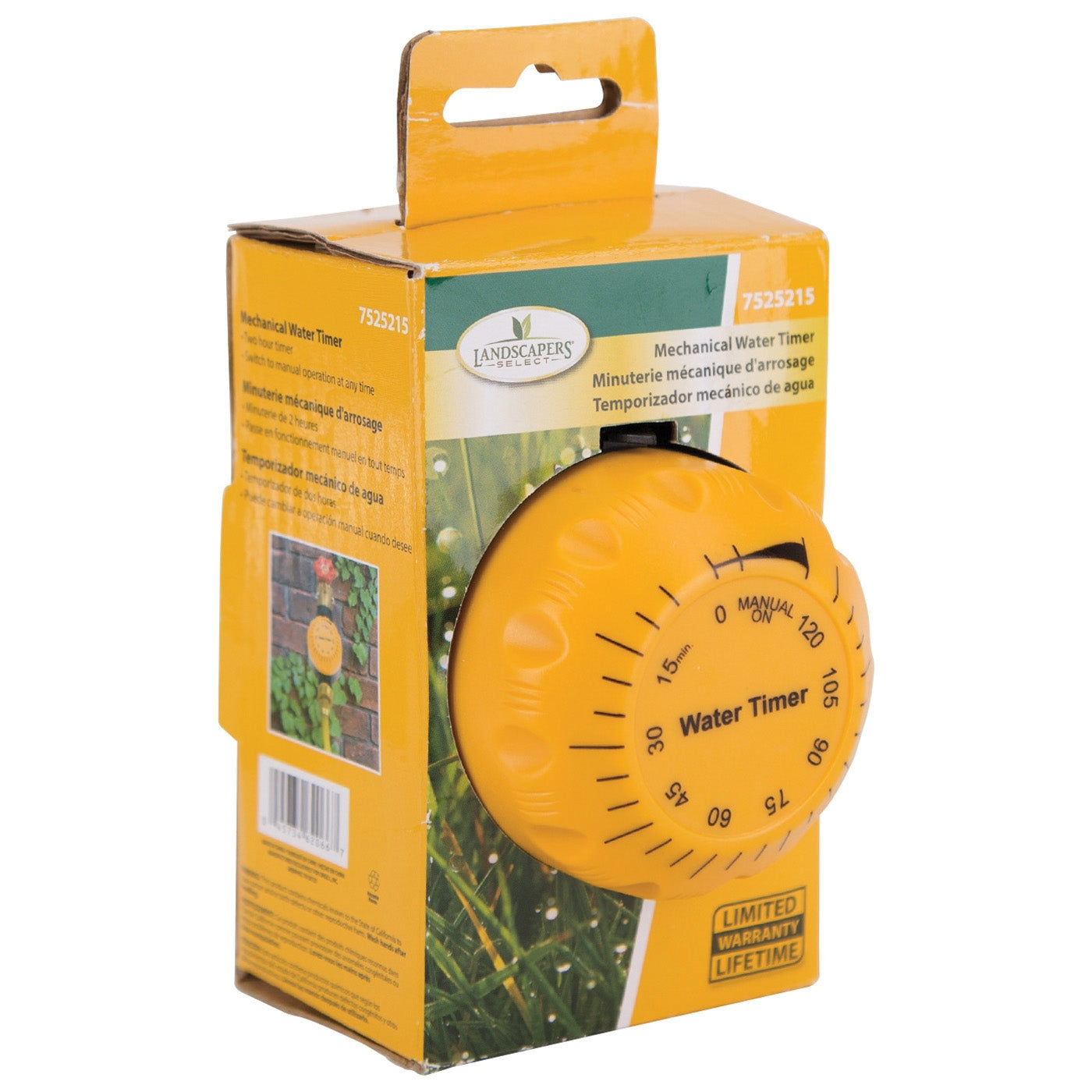 Landscapers Select GS5613L Watering Timer, 3/4 in Connection, Male/Female, Plastic