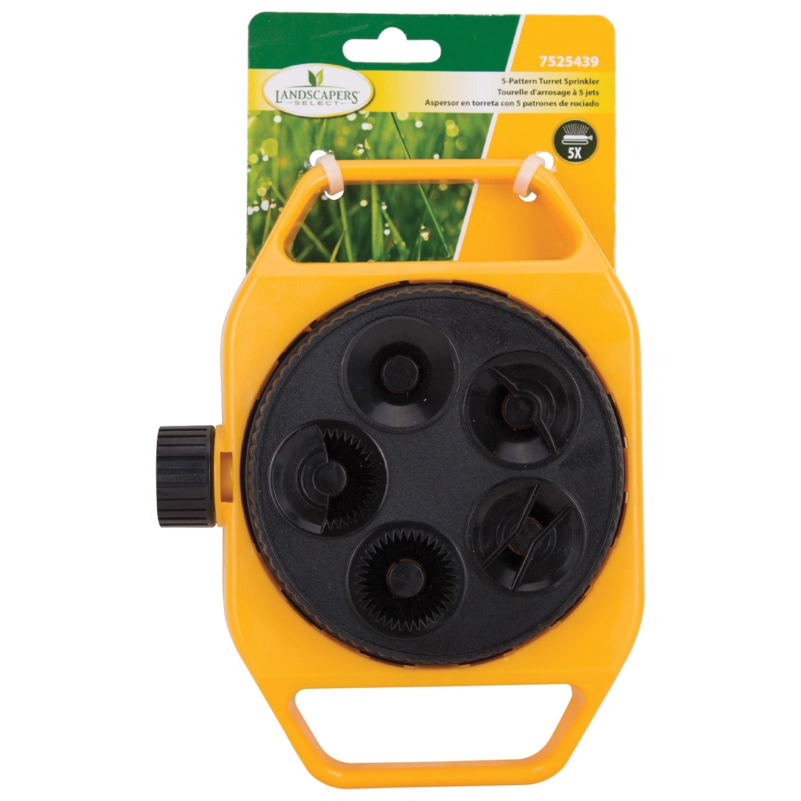 Landscapers Select GS84903L Turret Sprinkler, Female, 5-Pattern, Plastic