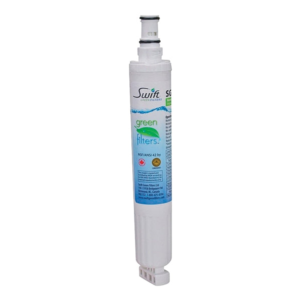 SWIFT GREEN FILTERS SGF-W10 Refrigerator Water Filter, 0.5 gpm, Coconut Shell Carbon Block Filter Media