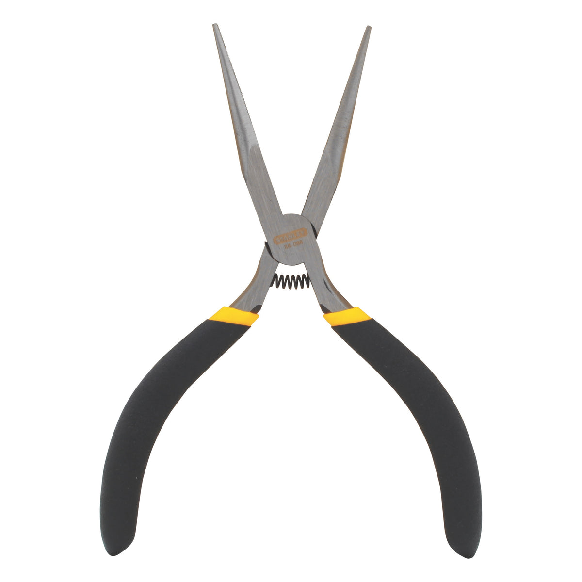 STANLEY 84-096 Nose Plier, 6 in OAL, Black Handle, Double-Dipped Handle, 1/8 in W Tip