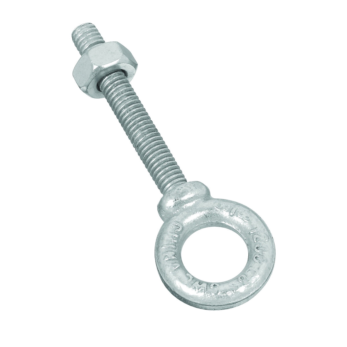 National Hardware N245-126 Eye Bolt, 3/8-16 Thread, 2-3/8 in L Thread, 3/4 in ID x 1-3/8 in OD Dia Eye, 2-1/2 in L Shank