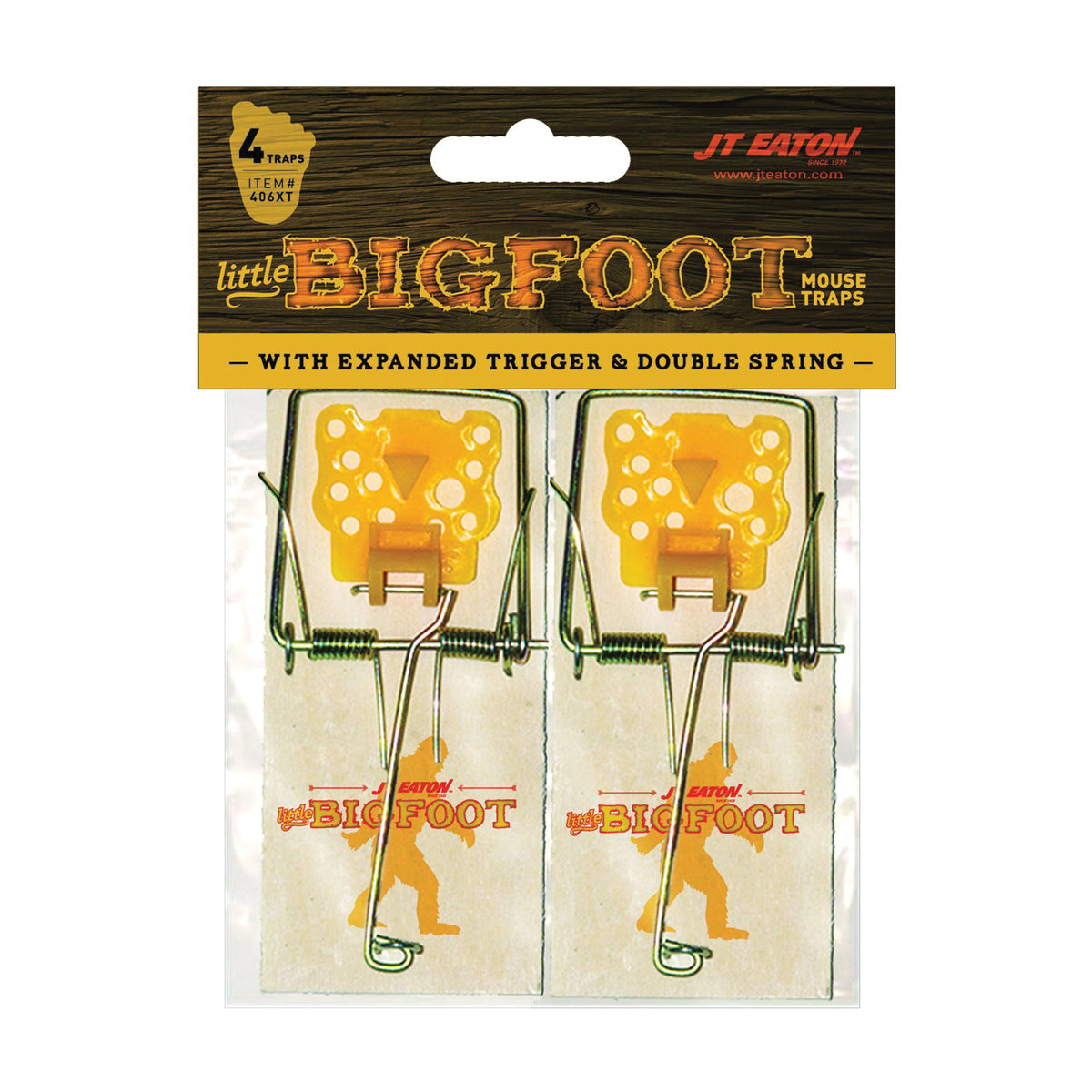 J.T. EATON 406XT Snap Trap, 4 in W, 1-1/2 in H