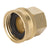 Landscapers Select GHADTRS-8 Swivel Hose Connector, 1/2 x 3/4 in, FNPT x FNH, Brass, Brass