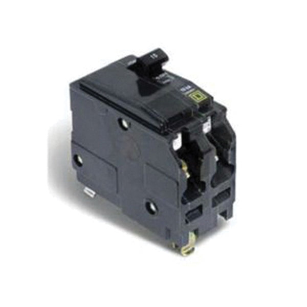 Square D QO QO230CP Circuit Breaker, In-Line, 30 A, 2 -Pole, 120/240 VAC, 48 VDC, Plug Mounting, Almond