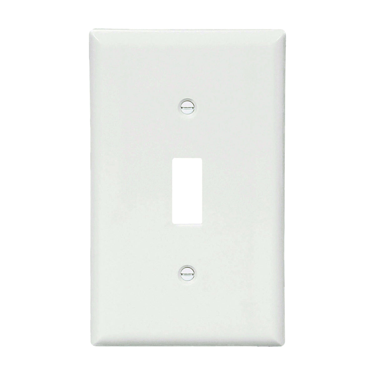 Eaton Wiring Devices BP5134W Wallplate, 4-1/2 in L, 2-3/4 in W, 1 -Gang, Nylon, White, High-Gloss