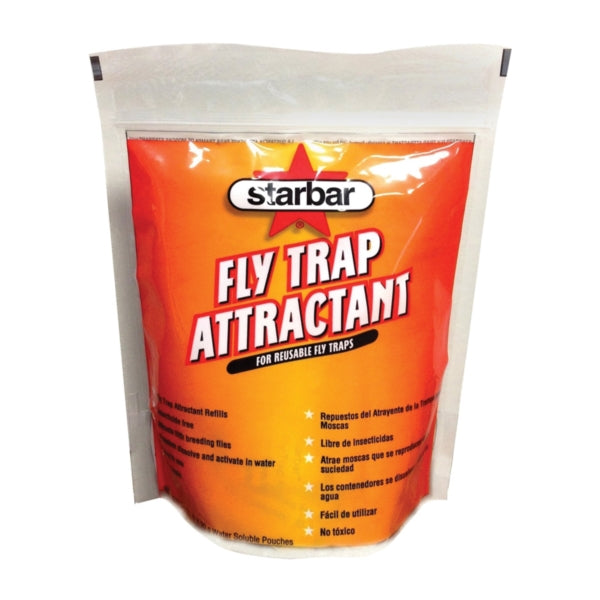 Starbar 100523455 Fly Trap Attractant Refill, Granular Solid, Fish-Like Resealable Bag