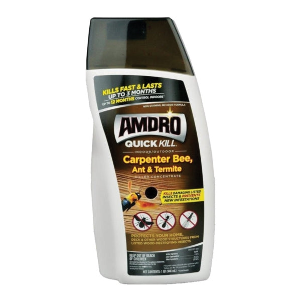 Amdro QUICK KILL 100526839 Concentrate Bee Killer, Liquid, Indoor, Outdoor, 32 oz