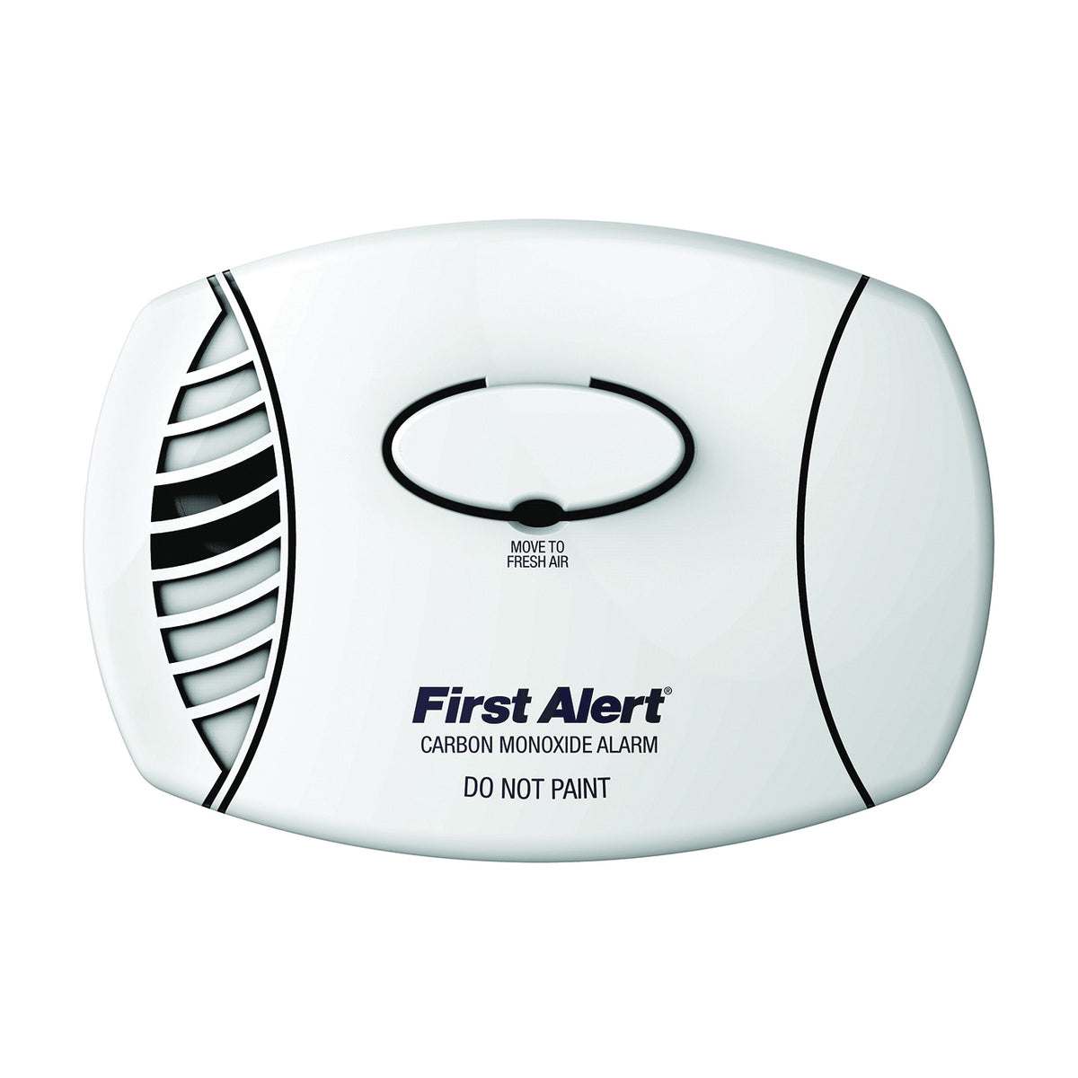 FIRST ALERT CO400B Single Gas Detector, 85 dB, Alarm: Audible/Visual, Electrochemical Sensor, White
