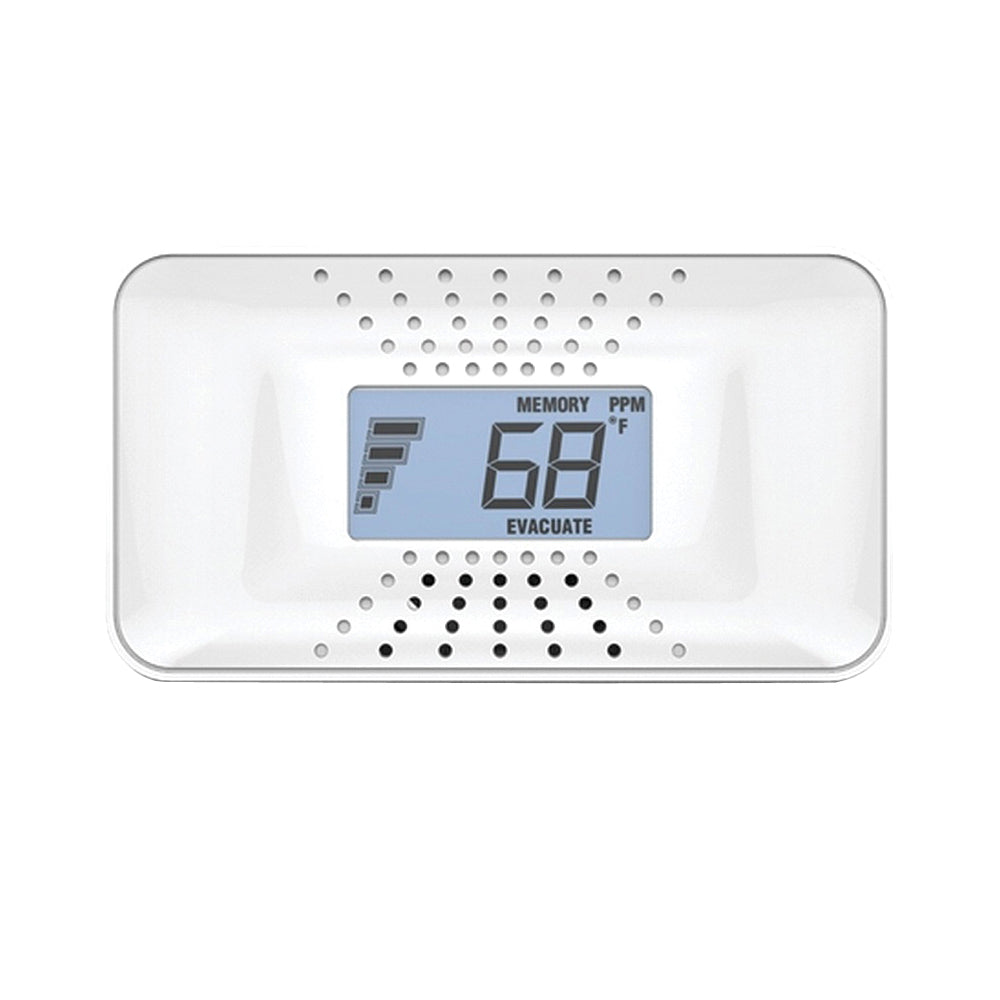 FIRST ALERT CO710 Carbon Monoxide Alarm, 40 ft, Digital Display, 85 dB, Alarm: Audible, Electrochemical Sensor