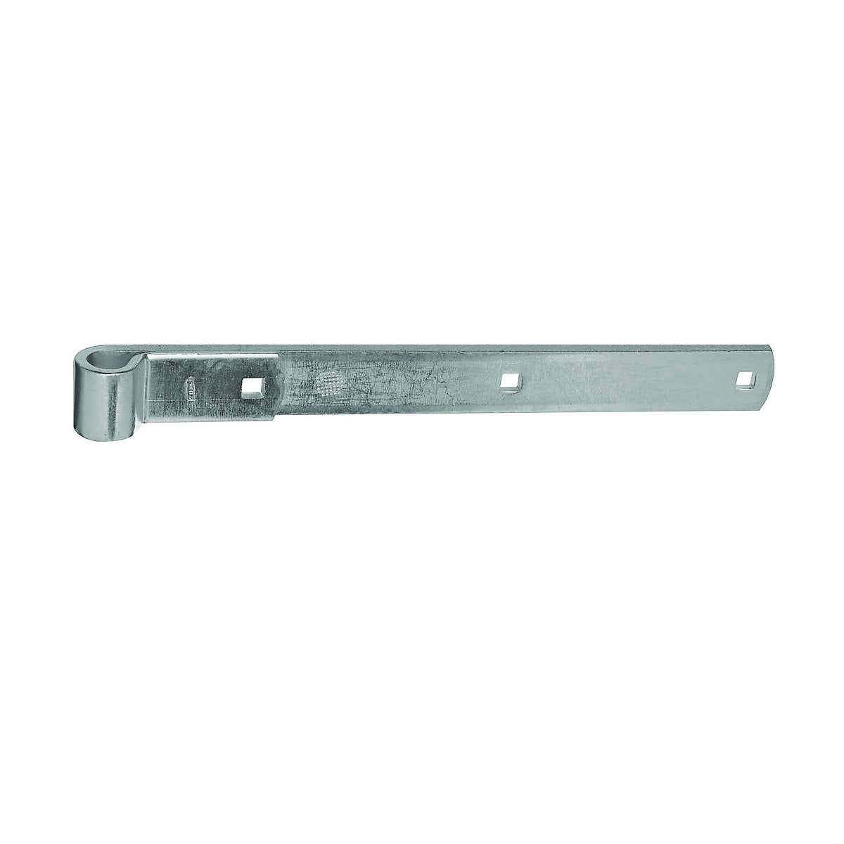 National Hardware N130-799 Strap Hinge, 1/4 in Thick Leaf, Steel, Zinc, 200 lb
