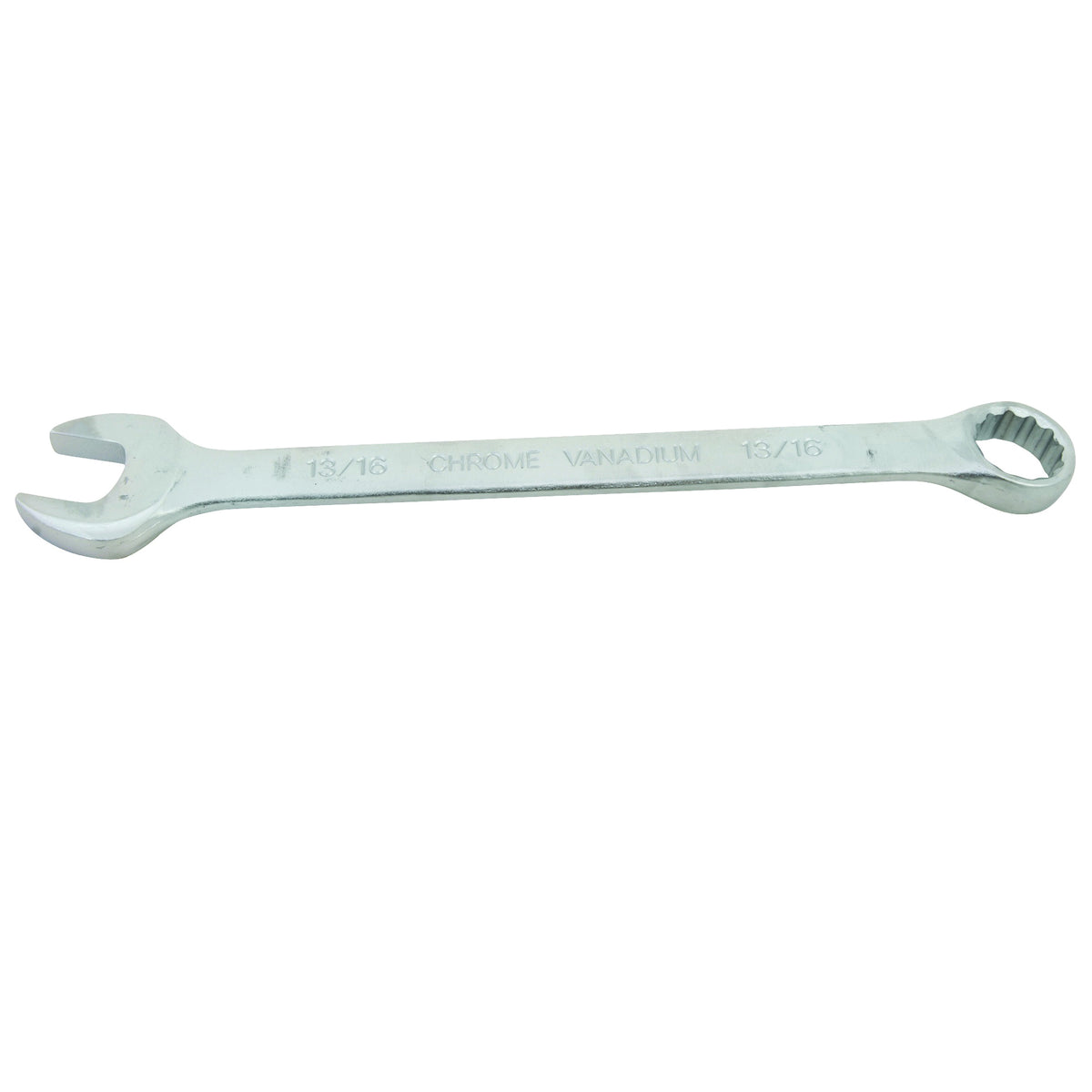 Vulcan MT65457683L Combination Wrench, SAE, 13/16 in Head, Chrome Vanadium Steel