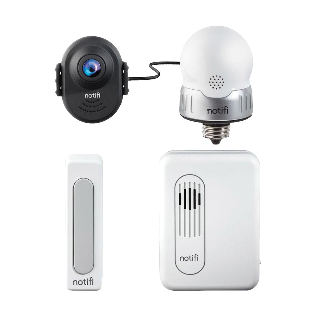 Heath Zenith SL-3010-00 Video Doorbell System, Wireless, Ding, Ding-Dong Tone, White