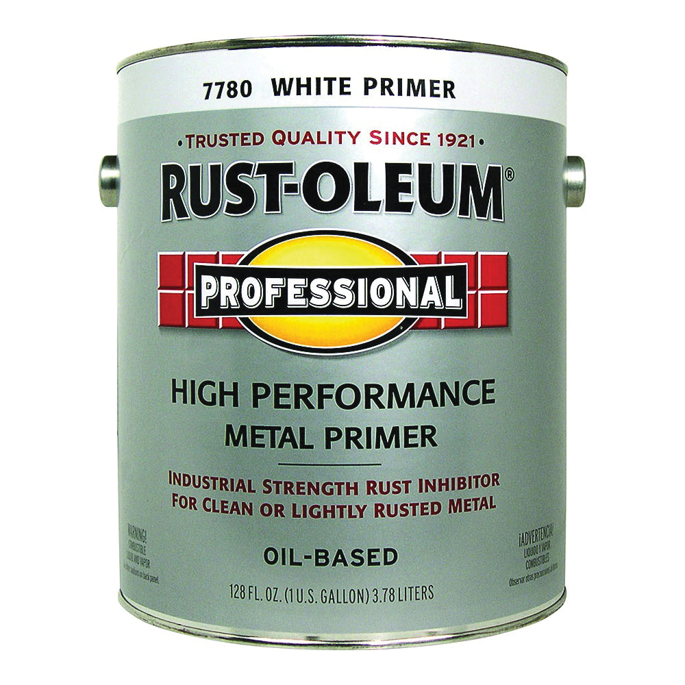 RUST-OLEUM 242259 Clean Metal Primer, Flat, White, 1 gal, Pail