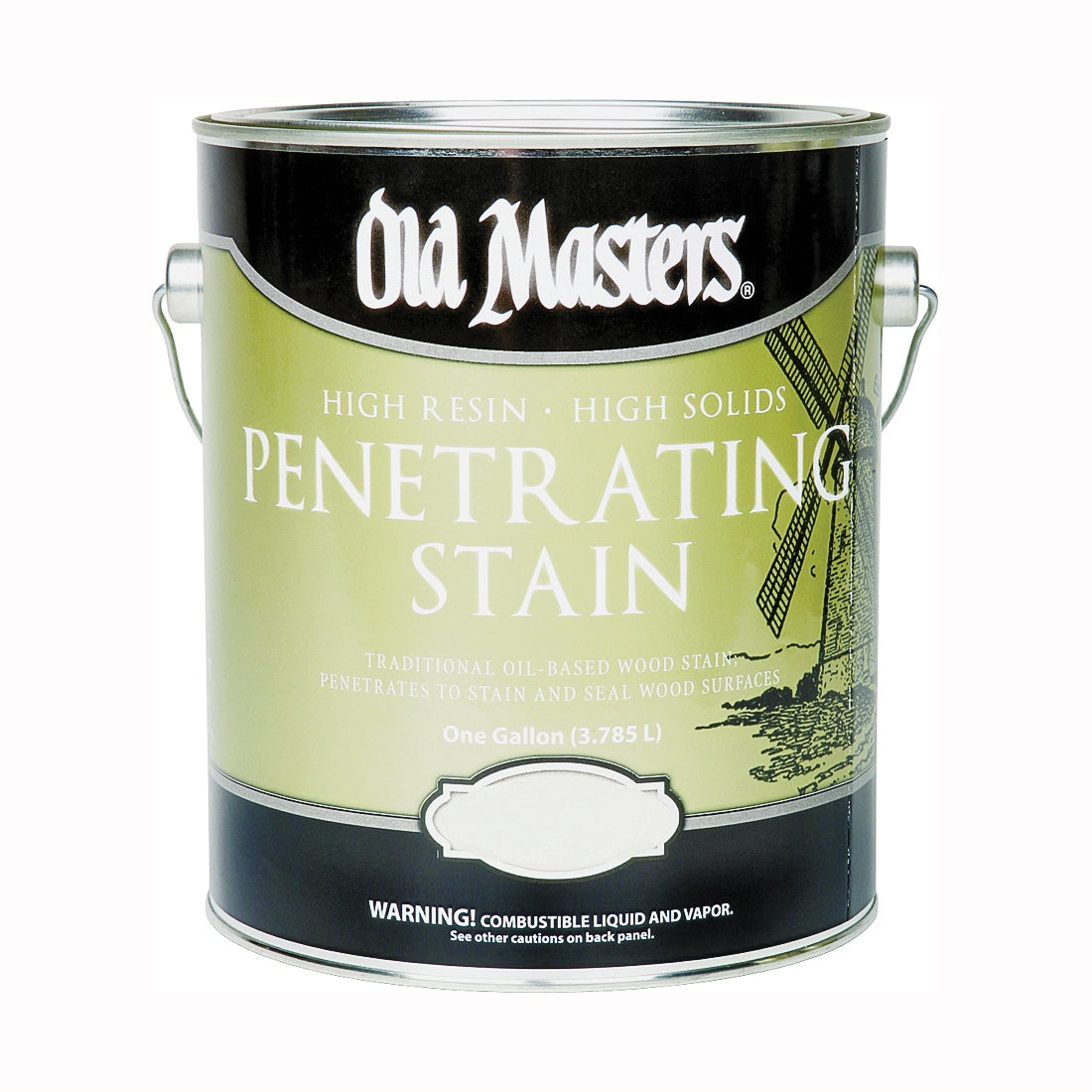 Old Masters 41701 Penetrating Stain, Clear, Golden Oak, Liquid, 1 gal