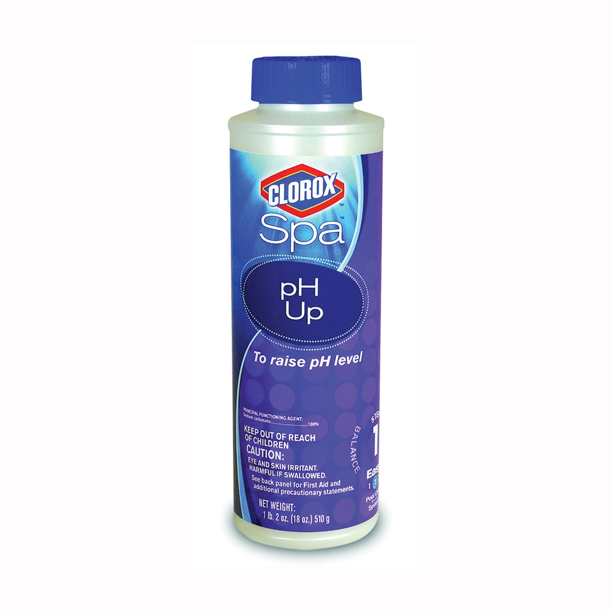 Clorox 10018CSP pH Up, Granular, White, 18 oz