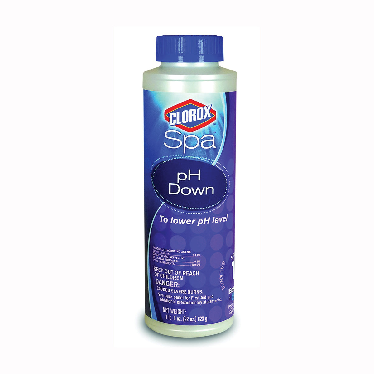 Clorox 10022CSP pH Down, Granular, Off-White, 22 oz