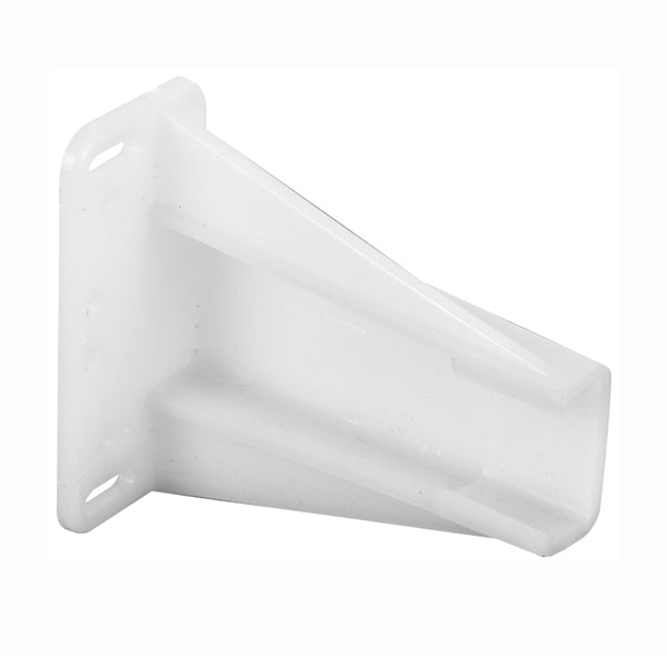 Prime-Line R7240 Drawer Track Backplate, 2-9/16 in W, Nylon, Raw