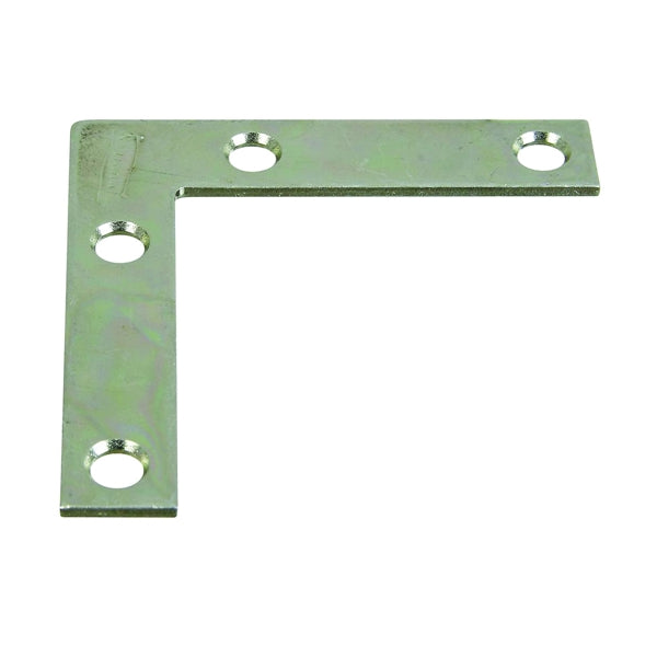 National Hardware 117BC Series N266-502 Corner Brace, 2-1/2 in L, 1/2 in W, 2-1/2 in H, Steel, Zinc, 0.07 Thick Material