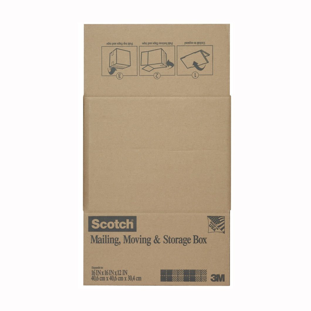 Scotch 8016.2FB Folded Box, L, Brown