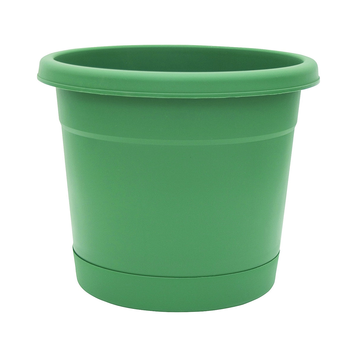 Southern Patio RR2006FE Rolled Rim Planter, 20-3/4 in W, 20-3/4 in D, Round, Plastic, Fern