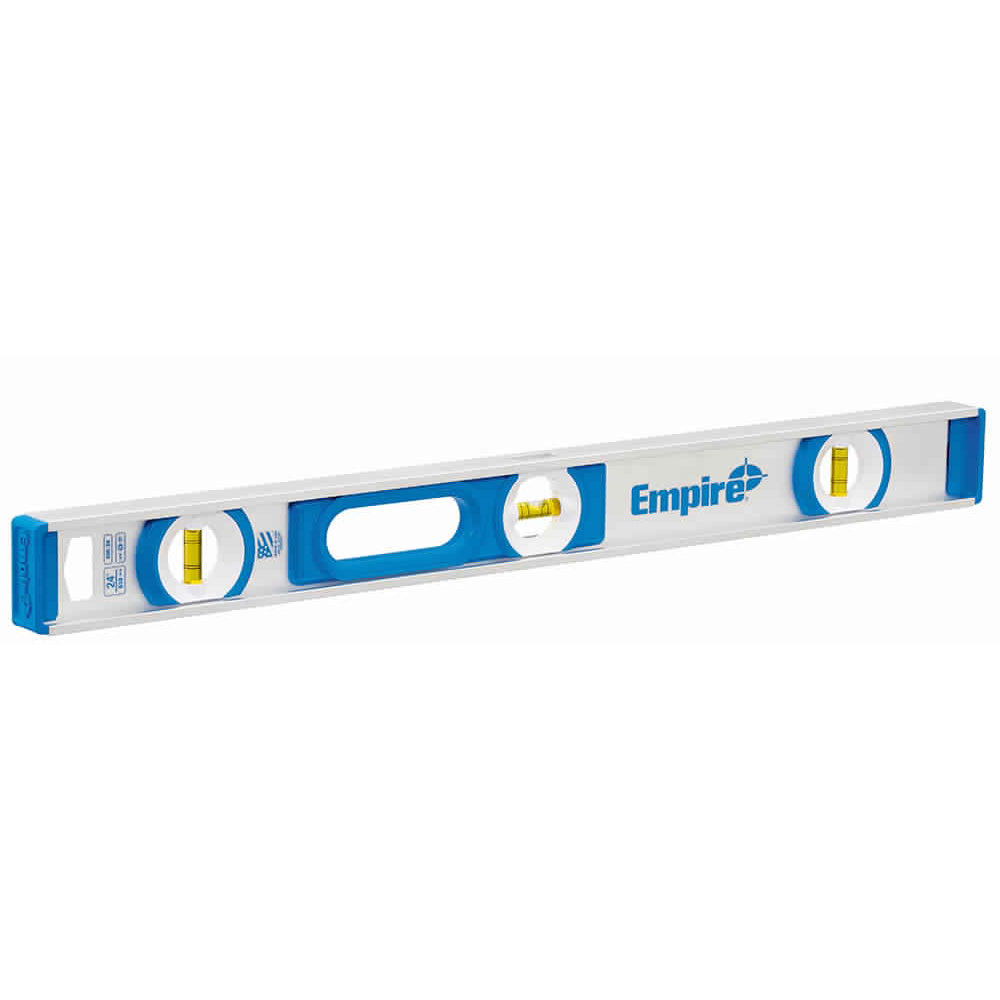 Empire e55.48 I-Beam Level, 48 in L, 3-Vial, Non-Magnetic, Aluminum, Blue