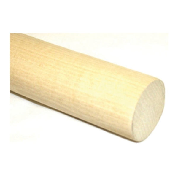 Madison Mill 436976 Poplar Dowel, 1-3/8 in Dia, 72 in L, Wood