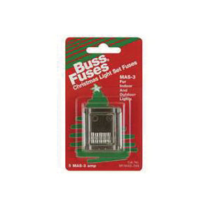 Bussmann BP/MAS-3X5 Fast Acting Fuse, 3 A
