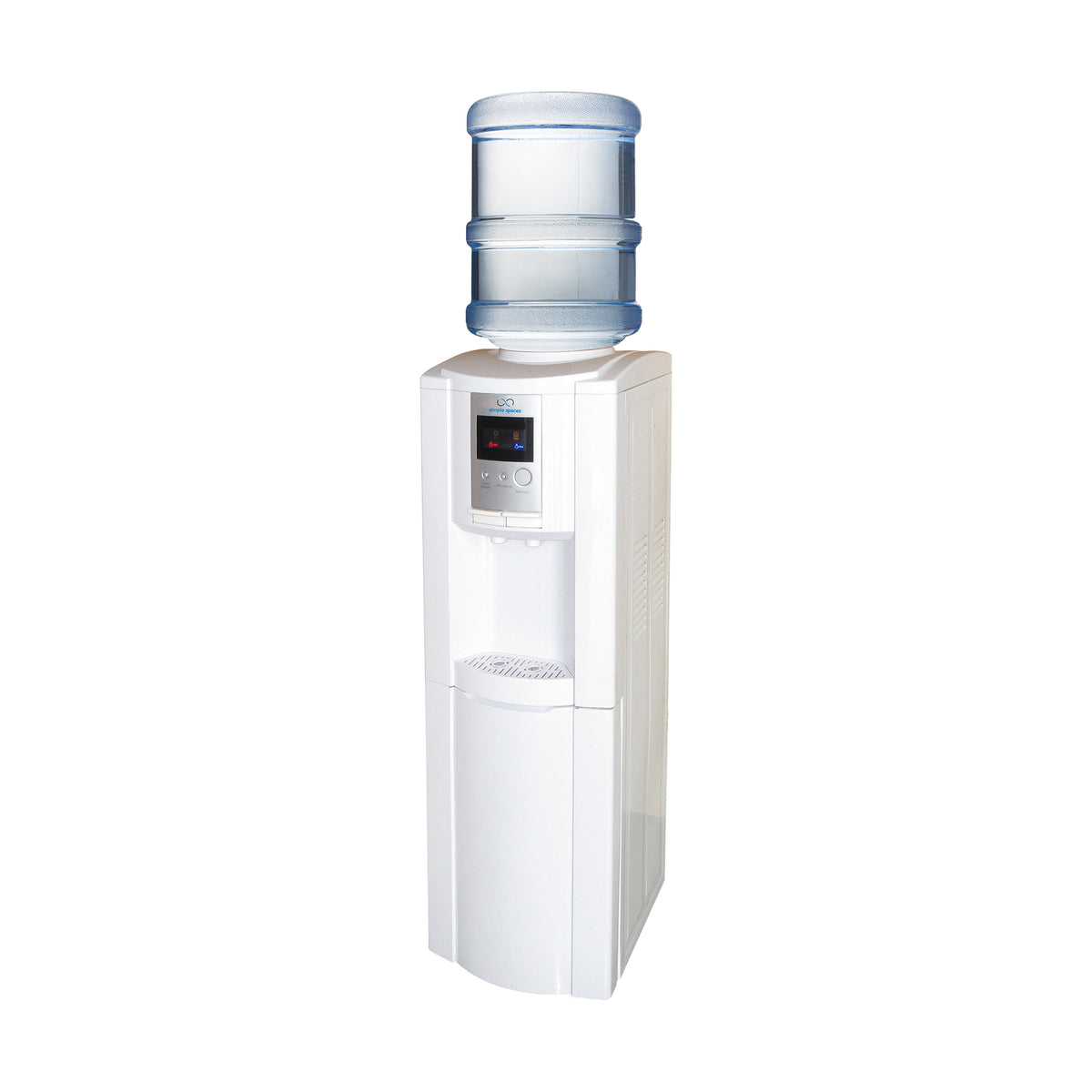 Simple Spaces MYL10S-W-2HC-3L Hot and Cold Water Dispenser, Hot: 1 L &amp; Cold: 3.2 L Tank, 15 L Cooler, 500 W Heating