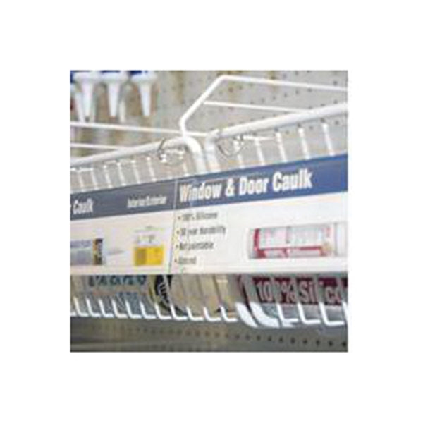 SOUTHERN IMPERIAL R16-3X48HSR Sign Rail Kit, 48 in L, 3 in W, PVC, Clear