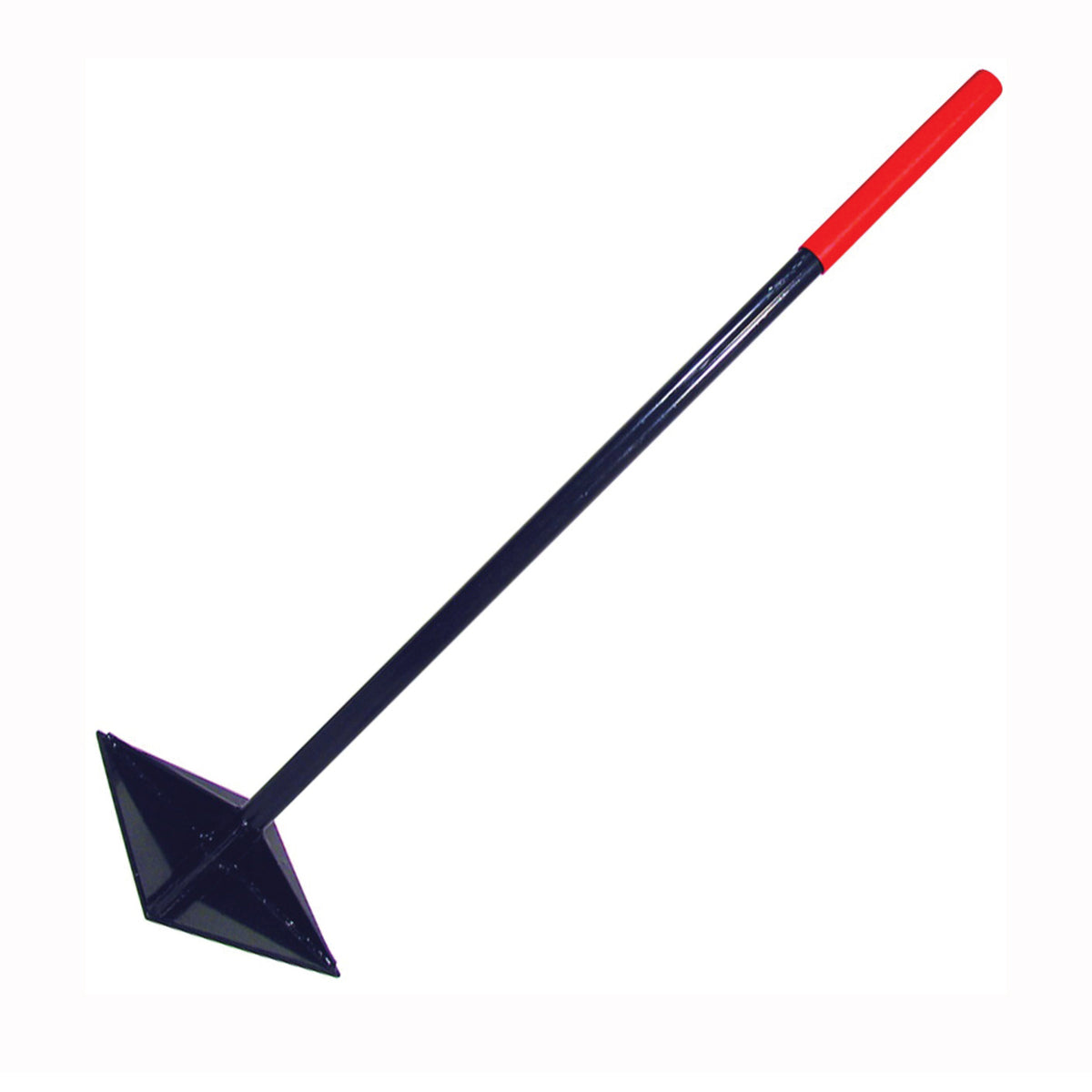 RAZOR-BACK 30005 Dirt Tamper, 10 in L Blade, 10 in W Blade, Steel Blade, Steel Handle, 44.4 in L Handle