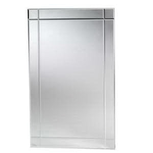 Zenith Prism Series MM1030 Medicine Cabinet, 16 in OAW, 4-1/2 in OAD, 26.4 in OAH, Steel, 2-Shelf