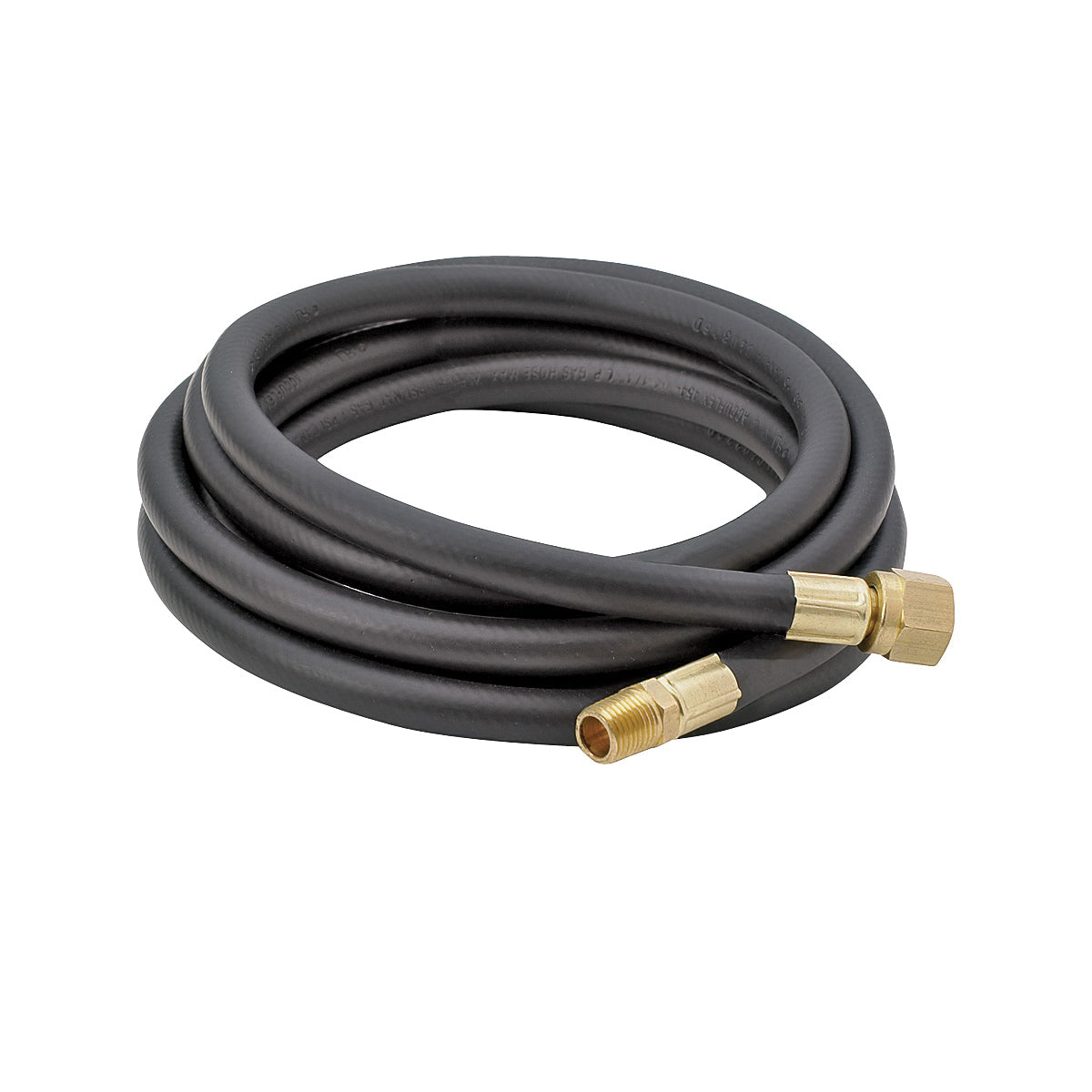 Bayou Classic 7908 LPG Hose, 1/4 in ID, 8 ft L, MNPT x FNPT Flare Swivel, Thermoplastic
