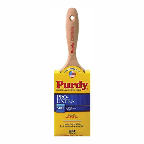 Purdy Pro-Extra Sprig 380730 Trim Brush, Nylon/Polyester Bristle, Beaver Tail Handle