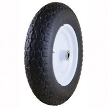 Load image into Gallery viewer, MTD 00270 Wheelbarrow Wheel, 14-1/2 in Dia Tire, Knobby Tread, Polyurethane Tire
