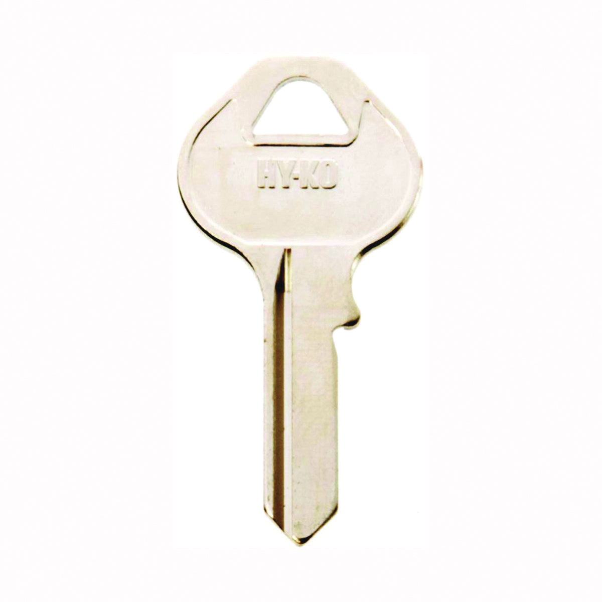 HY-KO 11010M11 Key Blank, Brass, Nickel, For: Master Locks and Padlocks
