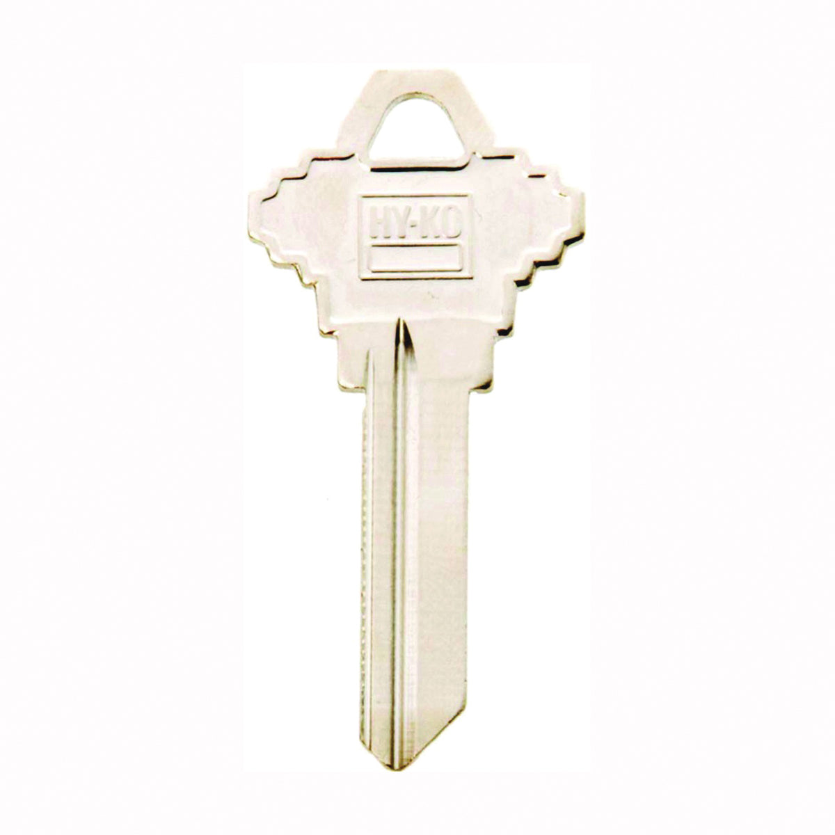 HY-KO 11010SC10 Key Blank, Brass, Nickel, For: Schlage Cabinet, House Locks and Padlocks