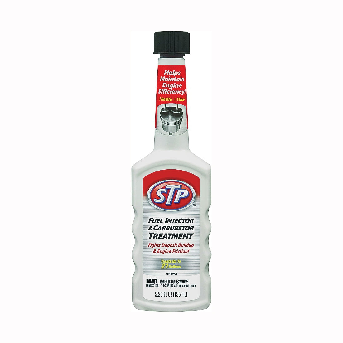 STP 78571 Fuel Injector Treatment Straw, 5.25 oz Bottle