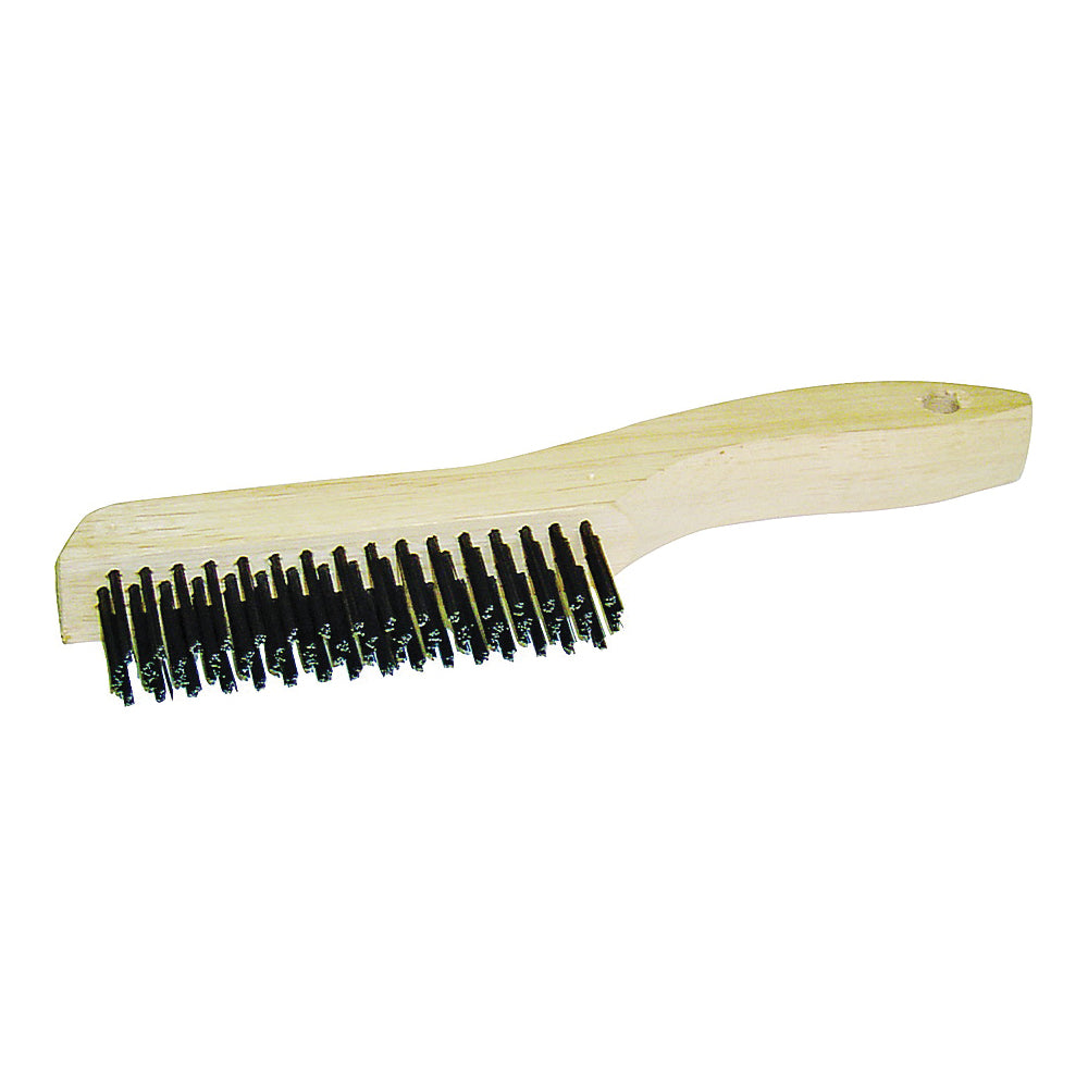 ProSource TGE-SWB416 Wire Brush, Zinc Bristle, 3/4 in W Brush, 10-1/4 in OAL